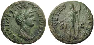Julia Titi, Dupondius struck under Titus, ... 