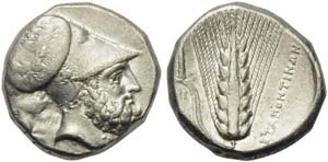 Lucania, Metapontion, Distater, ca. 340-330 ... 
