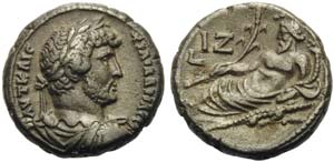 Hadrian (117-138), Tetradrachm, Egypt: ... 