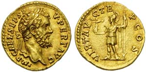 Septimius Severus (193-211), Aureus, Rome, ... 