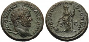 Caracalla (198-217), As, Rome, AD 210-213; ... 