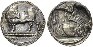 Lucania, Sybaris, Stater, ca. 550-510 BCAR ... 