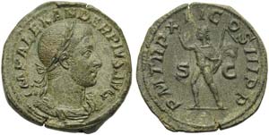 Severus Alexander (222-235), Sestertius, ... 