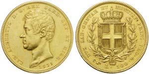 Savoia, Carlo Alberto (1831-1849), 100 Lire, ... 