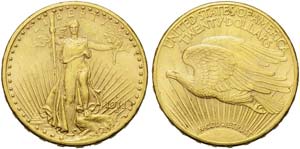 United States of America, 20 dollars, 1911; ... 