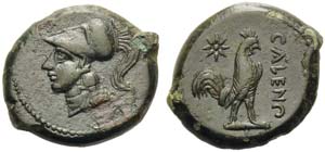 Campania, Cales, Bronze, ca. 265-240 BC; AE ... 