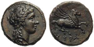 Sicily, Syracuse, Bronze under Timoleon and ... 