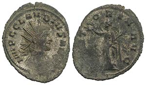 Claudius II (268-270). Radiate (25mm, 3.20g, ... 