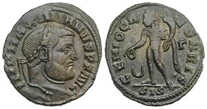 Maximianus (286-305). Æ Follis (26mm, ... 