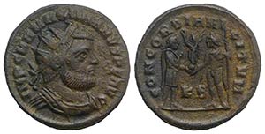 Maximianus (286-305). Æ Radiate (21mm, ... 