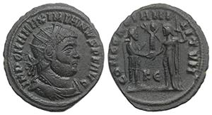 Maximianus (286-305). Æ Radiate (22mm, ... 