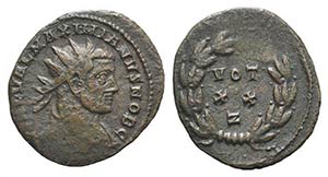 Galerius (Caesar, 293-305). Æ Follis ... 