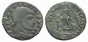 Maxentius (307-312). Æ Follis (24mm, 5.26g, ... 