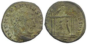 Maxentius (307-312). Æ Follis (24mm, 6.30g, ... 
