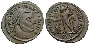 Licinius I (308-324). Æ Follis (23mm, ... 