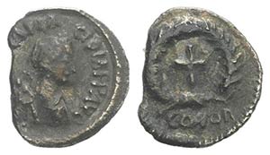 Galla Placidia (Augusta, 421-450). AR Half ... 