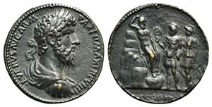 Paduan Medals, Lucius Verus (161-169). Cast ... 