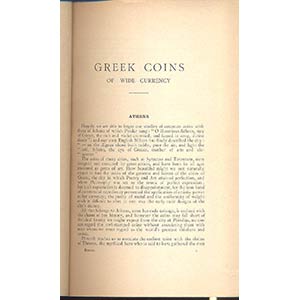 HANDS A.W. - Greek coins of wide currency, ... 