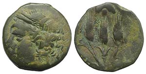 Carthaginian Domain, Sardinia, c. 241-238 ... 