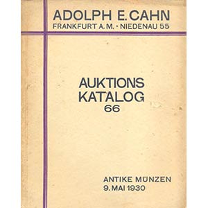 CAHN ADOLPH – Frankfurt a. M.  9-5-1930. ... 