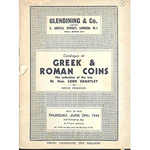 GLENDINING & CO – London 229-6-1944. Greek ... 