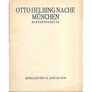 HELBING OTTO NACHF. Munchen 31-1-1930. ... 
