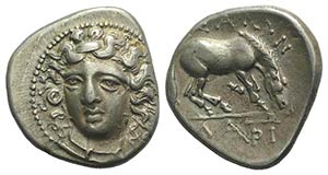 Thessaly, Larissa, c. 350-300 BC. AR Drachm ... 