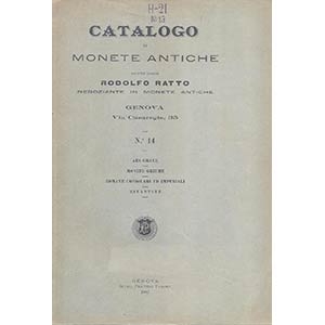 RATTO RODOLFO – Genova  1906 N° 14. Aes ... 