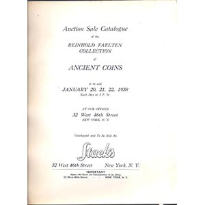 STACKS – New York 20/22-1-1938. Auction ... 