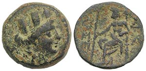 Cilicia, Tarsos, c. 164-27 BC. Æ (19mm, ... 