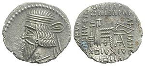 Kings of Parthia, Vardanes I (AD 39-46). AR ... 