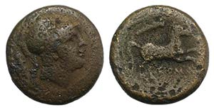 Club series, Rome, c. 230-226 BC. Æ (14mm, ... 