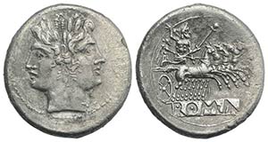 Anonymous, Rome, c. 225-212 BC. AR ... 
