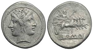 Anonymous, Rome, c. 225-212 BC. AR ... 