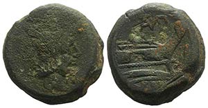 M. Baebius Q.f. Tampilus, Rome, 137 BC. Æ ... 
