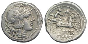 Furius Purpurio, Rome, 169-158 BC. AR ... 