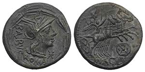 Man. Acilius Balbus, Rome, 125 BC. AR ... 
