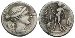 L. Valerius Flaccus, Rome, 108-107 BC. AR ... 