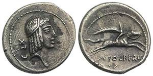 L. Calpurnius Piso Frugi, Rome, 90 BC. ... 