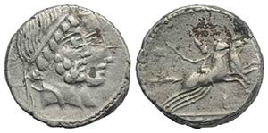 C. Censorinus, Rome, 88 BC. AR Denarius ... 