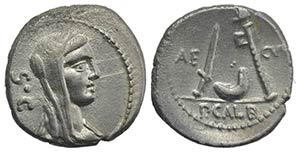 P. Sulpicius Galba, Rome, 69 BC. AR Denarius ... 