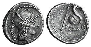 Roman Imperatorial, T. Carisius, Rome, 46 ... 