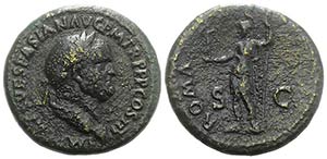 Vespasian (69-79). Æ Sestertius (33mm, ... 