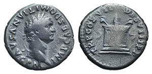 Domitian (81-96). AR Denarius (18mm, 3.04g, ... 