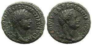 Domitian (81-96). Æ As (26mm, 10.93g, 12h). ... 