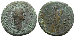 Domitian (81-96). Æ As (27mm, 10.36g, 6h). ... 