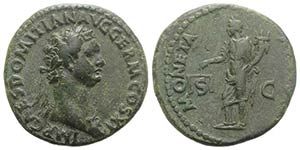 Domitian (81-96). Æ As (27mm, 10.15g, 7h). ... 