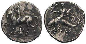 Southern Apulia, Tarentum, c. 281-272 BC. AR ... 