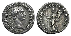 Trajan (98-117). AR Denarius (18mm, 3.05g, ... 