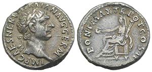 Trajan (98-117). AR Denarius (17mm, 3.20g, ... 